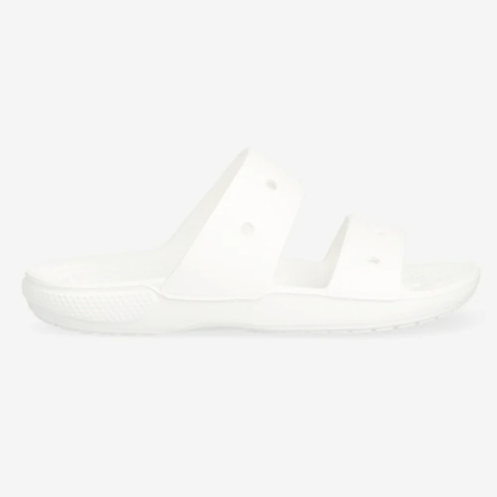 Crocs | Mens Size 12 Classic Two Strap Slide Sandals In True White